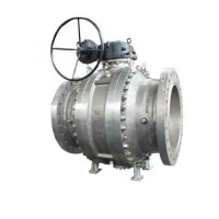 stainless steel ball valve with gearbox